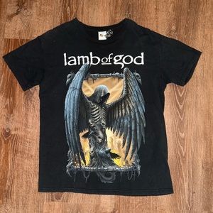 Slayer lamb of god 2018 tour shirt brand island bay size large